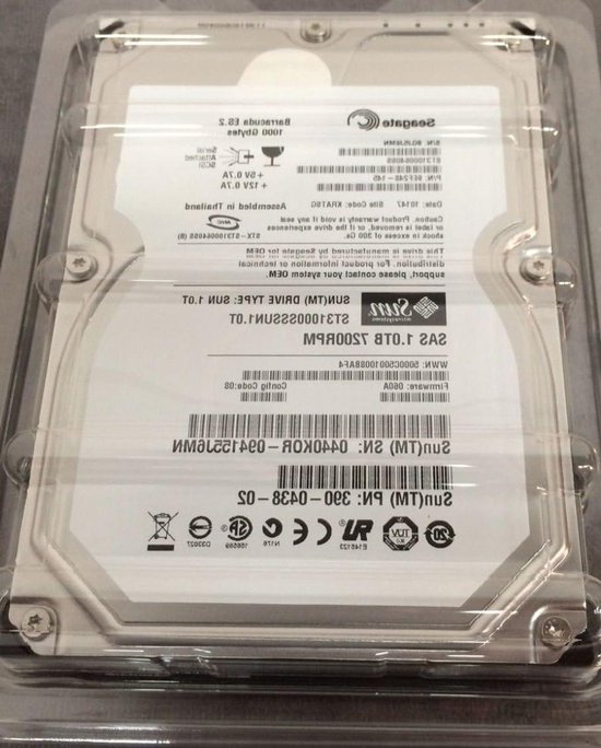 Interne Harde Schijf - Opslagstation - Data Opslag - Hoge Rotatiesnelheid - 1 TB - Zilver