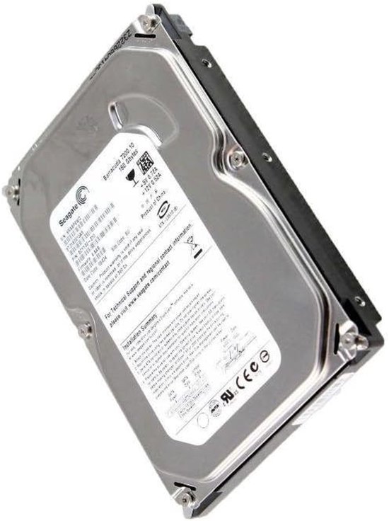Interne Harde Schijf - Opslagstation - Data Opslag - Stille Werking - 160 GB - Zilver