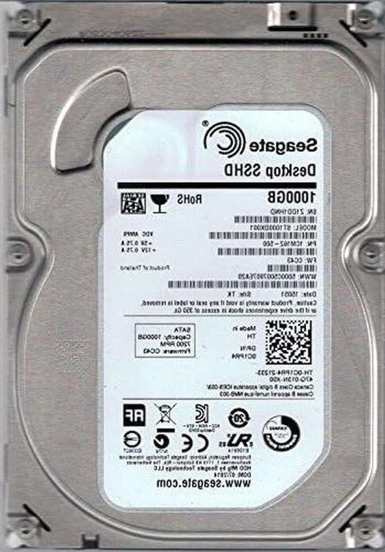 Interne Harde Schijf - Opslagstation Data - Opslag Uitbreiden - Betrouwbare Prestaties - 1 TB - Zilver