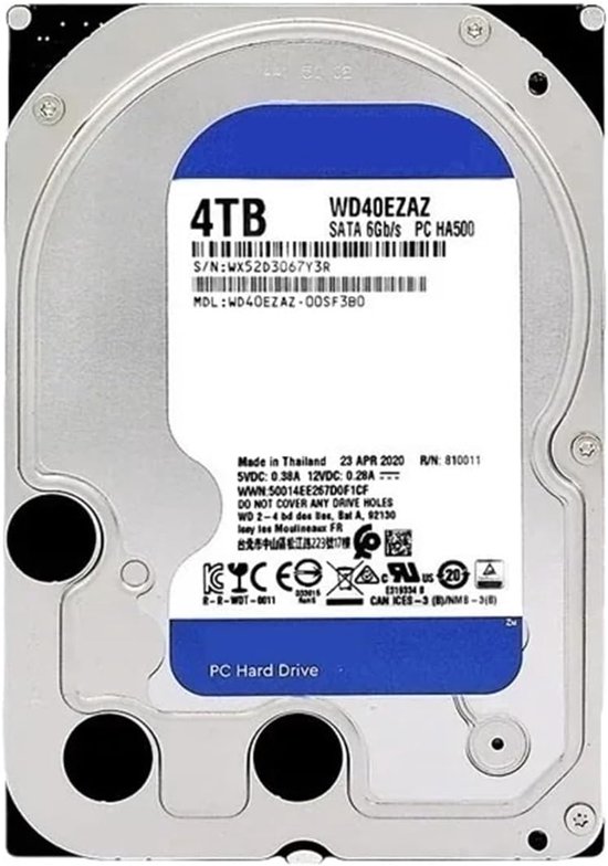 Interne Harde Schijf - Opslagstation - Desktop Opslag - SATA III Interface - 6 TB Capaciteit - Zwart