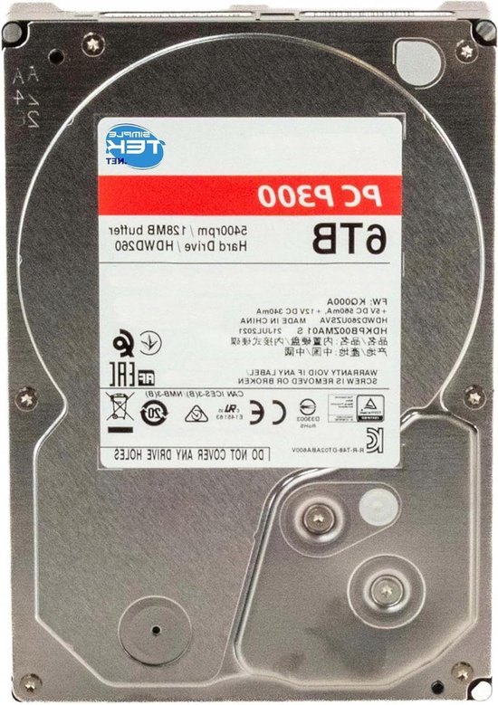 Interne Harde Schijf - Opslagstation - Desktop Uitbreiding - Hoge Capaciteit - 6 TB - Grijs
