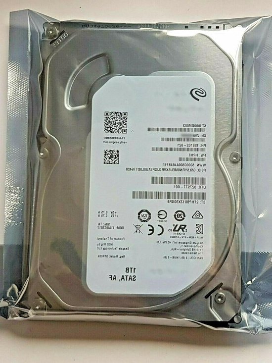Interne Harde Schijf - Opslagstation Schijf - Data Opslag Uitbreiden - Hoge Snelheid Rotatie - 1 TB Capaciteit - Zilver van Interne Harde Schijf