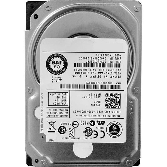 Interne Harde Schijf - Server HDD - Opslag Uitbreiden - 10000RPM Snelheid - 146 GB - Zilver