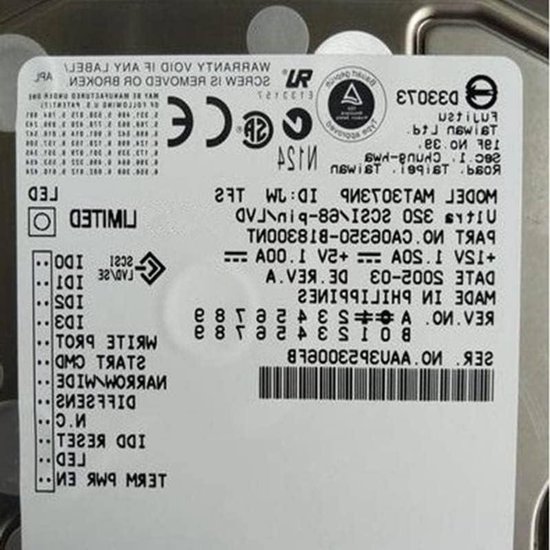 Interne Harde Schijf - Server HDD Opslagstation - Server Opslag - 10000 RPM Snelheid - 3.5 inch - Grijs