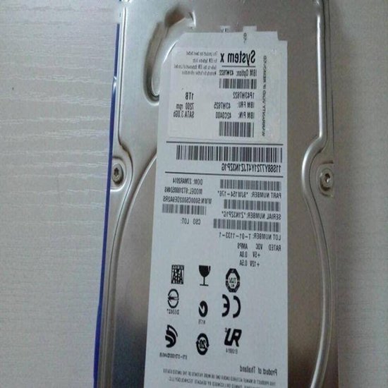 Interne Harde Schijf - Server HDD Opslagstation - Server Opslag - 7200RPM Rotatiesnelheid - 1TB 3.5 inch - Zilver