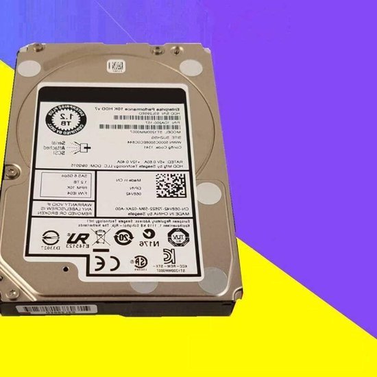 Interne Harde Schijf - Server HDD SAS - Server Opslag - 10000RPM - 1.2TB - Zilver