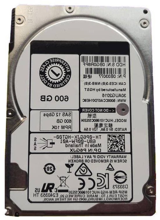 Interne Harde Schijf - Server Opslag - Data Opslag - Hoge Snelheid - 600GB - Zilver
