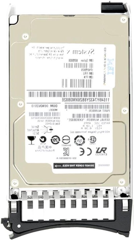 Interne Harde Schijf - Server Opslag - Server Data Opslag - Hot-Swap Tray - 300GB SAS - Zilver van Interne Harde Schijf