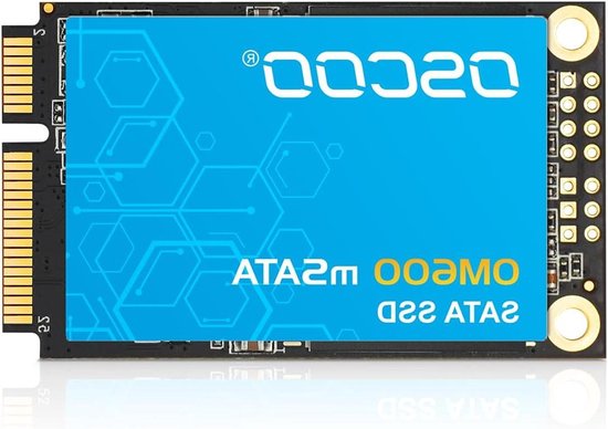 Interne mSATA SSD - Harde Schijf - Opslag Uitbreiden - SATA III 6Gbps - 2TB - Zilver