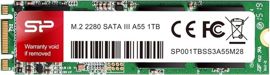 Interne SSD 1TB M.2 SATA III 2280 voor Laptop en Desktop Upgrade van Merkloos