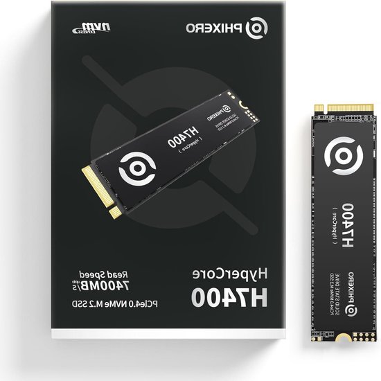 Interne SSD 1TB - NVMe M.2 - Snelle Data Overdracht - PCIe 4.0 Gen4 Technologie - M.2 2280 - Zwart