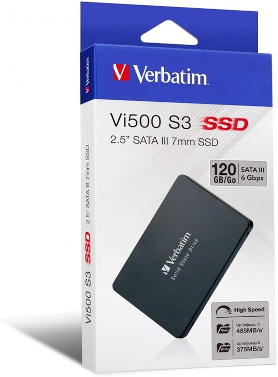 Interne SSD 2.5 inch 120GB - Snelle Solid State Drive SATA III van Merkloos