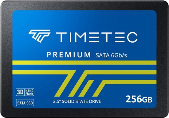 Interne SSD 256 GB SATA III 2,5 inch voor Desktop en Laptop