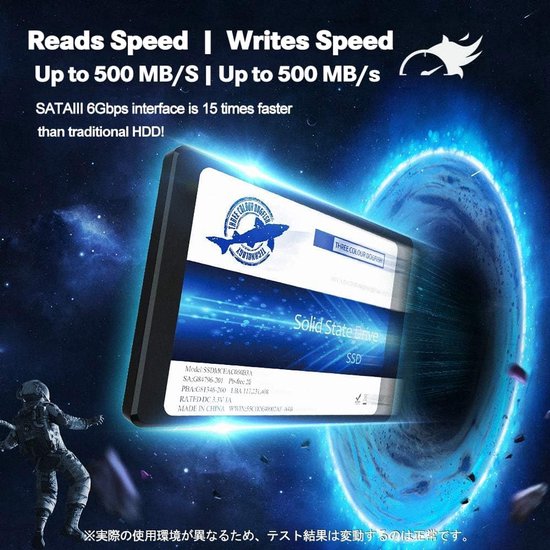 Interne SSD 256GB 2,5 Inch SATA3 voor Desktop en Laptop van Merkloos