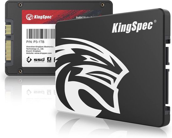 Interne SSD - Harde Schijf - Computer Upgrade - 3D NAND Flash - 1 TB - Zwart