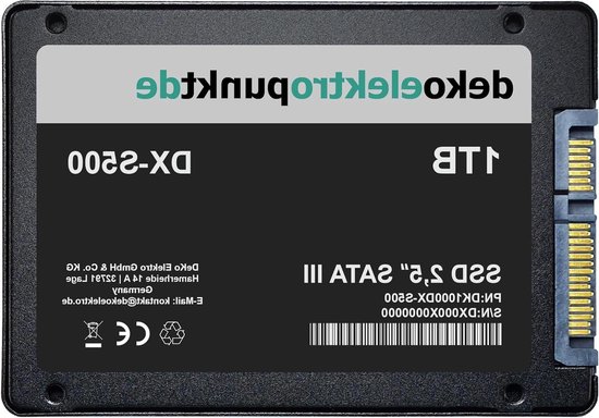 Interne SSD - Harde schijf - Computer Upgrade - Hoge Snelheid - 1TB - Zilver
