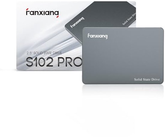 Interne SSD - Harde Schijf - Computer Versnellen - SATA III 6 GB/s - 2 TB - Zilver
