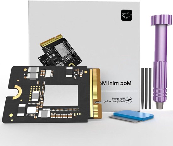 Interne SSD - Harde schijf Opslaguitbreiding - Mac mini Opslag - Hoge Snelheid - 1 TB - Diepzwart