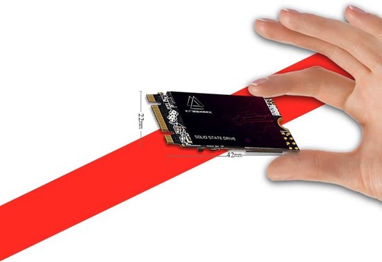 Interne SSD M.2 2242 250 GB SATA III voor Laptop en Desktop van Merkloos