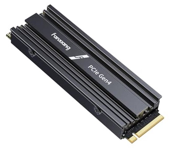 Interne SSD - M.2 Harde Schijf - Snelle Data Overdracht - Met Koelribben - 2 TB - Zwart