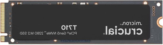 Interne SSD - NVMe M.2 - Snel Laden - Gen5 Technologie - 1TB - Zwart