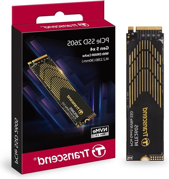 Interne SSD - NVMe SSD M.2 SSD - Snelle Dataoverdracht - PCIe Gen5 x4 Interface - 2TB - Zwart van Merkloos
