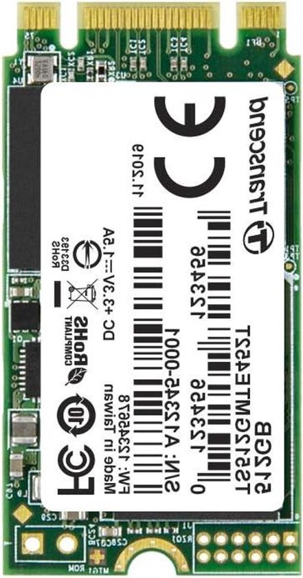 Interne SSD - Opslag M.2 - Snelle Data Transfer - Breed Temperatuurbereik - 512 GB - Zwart van Merkloos