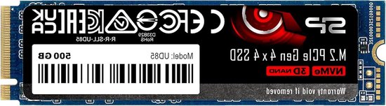 Interne SSD - Opslag Schijf - Computer Opslag Uitbreiden - M.2 NVMe Interface - 500GB - Zwart van Merkloos