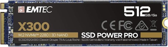 Interne SSD - Opslag Schijf - Computer Upgrade - NVMe PCIe Gen 3 - 512GB - Multicolor