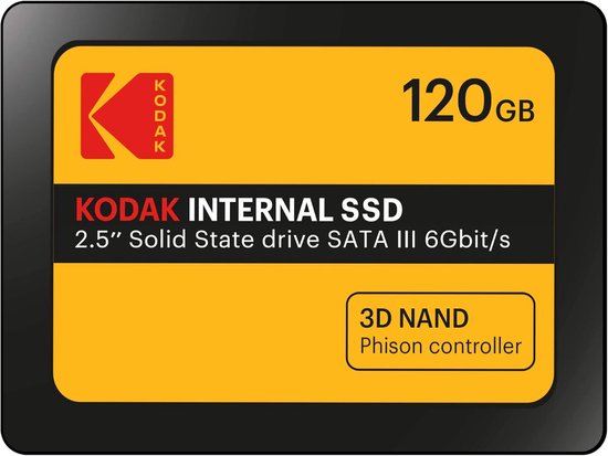 Interne SSD - Opslag Schijf - Snelle Data Overdracht - SATA III Interface - 240 GB - Geel