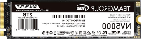 Interne SSD - Opslag Schijf - Snelle Data Toegang - Gepatenteerde Grafeen Koeling - 2 TB - Zwart