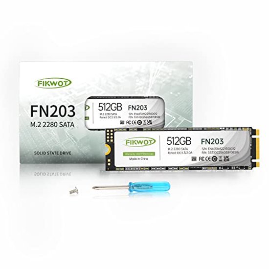Interne SSD - Opslag Schijf - Sneller opstarten - SATA III Interface - 512 GB - Zwart