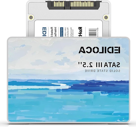 Interne SSD - Opslag Schijf - Sneller Werken - 3D NAND Flash - 480 GB - Zwart