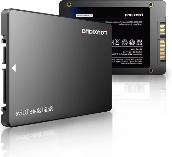 Interne SSD - Opslag Schijf - Sneller Werken - Hoge Leessnelheid - 480GB - Zilver