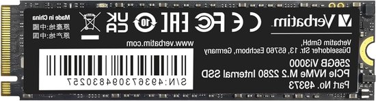 Interne SSD - Opslag Schijf - Sneller Werken - NVMe Technologie - 256 GB - Divers