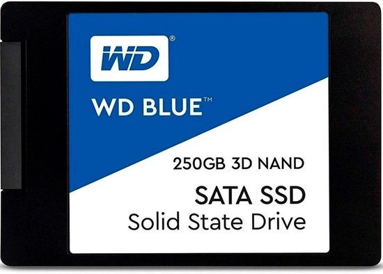 Interne SSD - Opslag Schijf - Snellere Computer - 3D NAND Technologie - 250GB - Zwart
