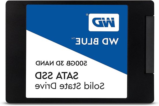 Interne SSD - Opslag Schijf - Snellere Computer - 3D NAND Technologie - 500 GB - Blauw