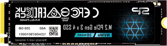 Interne SSD - Opslag Schijf - Snellere Computer - NVMe M.2 Interface - 256 GB - Zwart