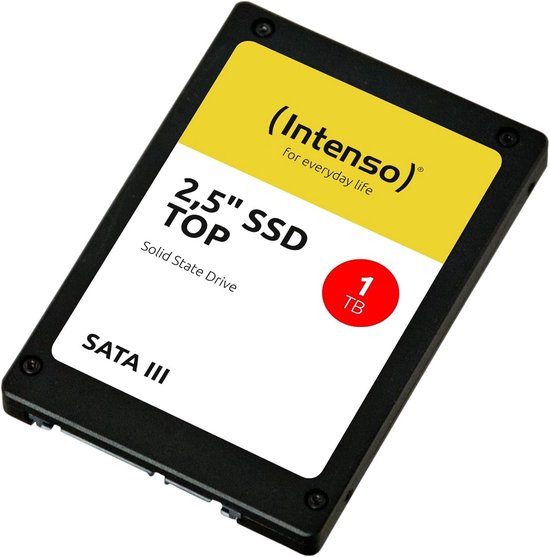 Interne SSD - Opslag Schijf - Snellere Computer - SATA III Interface - 1 TB - Zwart
