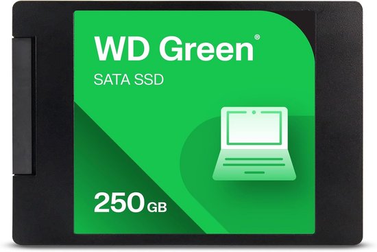 Interne SSD - Opslag Schijf - Snellere Prestaties - Schokbestendig Ontwerp - 250GB Capaciteit - Groen