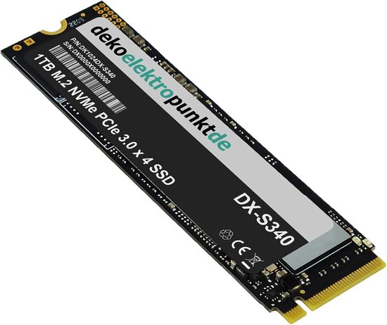 Interne SSD - Opslag Schijf - Systeem Upgrade - Snelle Data Overdracht - 1TB - Zwart