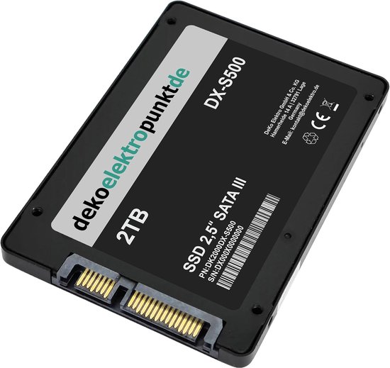 Interne SSD Schijf - Harde Schijf - Computer Upgrade - Hoge Snelheid - 1TB Opslag - Zilver