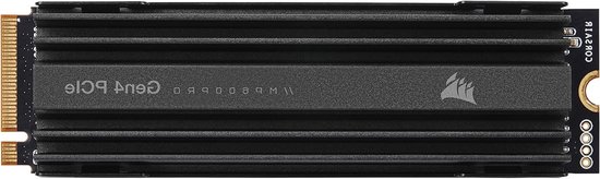 Interne SSD Schijf - NVMe M.2 SSD - Snelle Data Opslag - Gen4 PCIe Interface - 1TB - Zwart