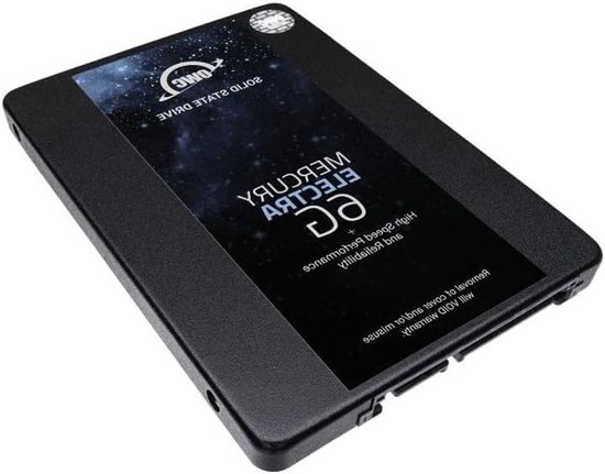 Interne SSD Schijf - Solid State Drive Opslagmedium - Computer Gebruik - Nieuwste Flash NAND - 500 GB - Blauw