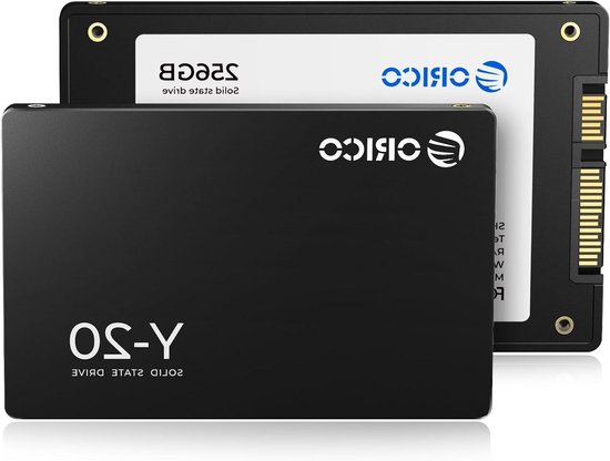 Interne SSD Schijf - Solid State Drive Opslagmedium - Snellere Computer - 3D-NAND Technologie - 256 GB - Zwart