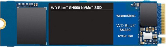 Interne SSD - Snelle Opslag - PC Prestaties - NVMe Technologie - M.2 2280 - Blauw van Merkloos