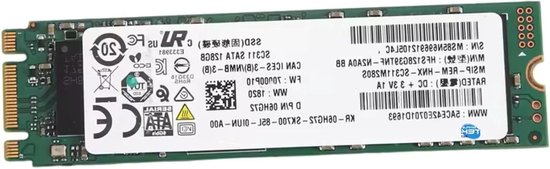Interne SSD - Solid State Disk - Snelle Data Opslag - M.2 NGFF Formaat - 128 GB - Groen van Merkloos