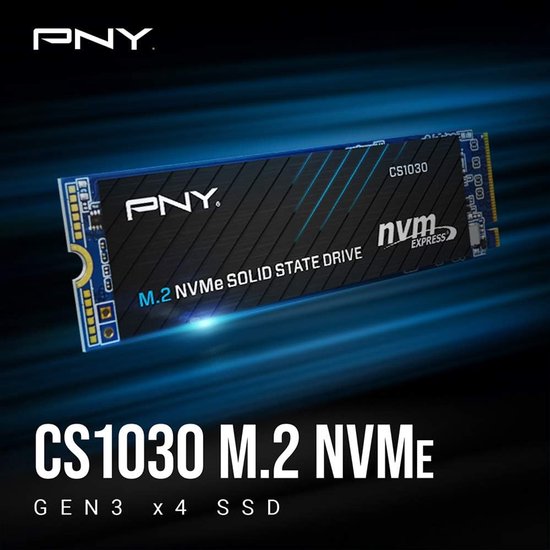Interne SSD - Solid State Drive - Computer Upgrade - NVMe Gen3 Interface - 2TB - Zwart van Merkloos