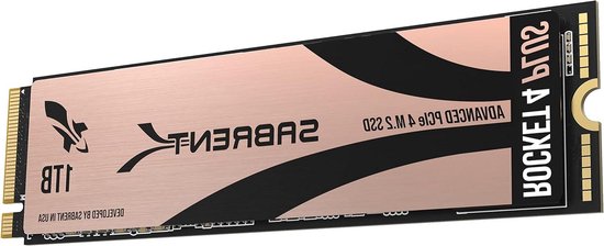 Interne SSD - Solid State Drive NVMe SSD - Sneller Laden - PCIe Gen4 Interface - 1 TB - Zwart