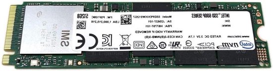 Interne SSD - Solid State Drive - Snelle Opslag - NVMe PCIe Gen3 - 512 GB - Zwart